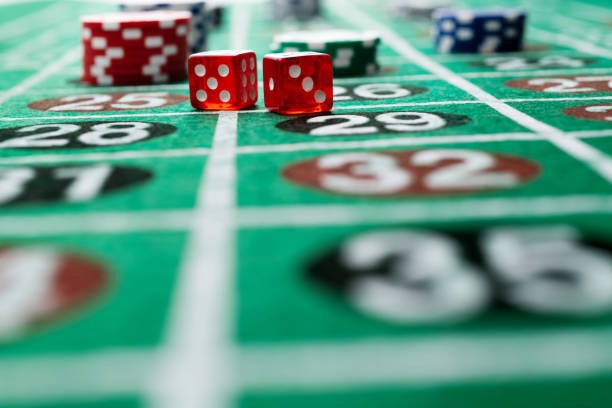 Live casino table with professional dealers